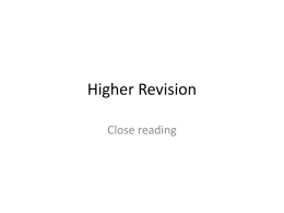 Higher Revision