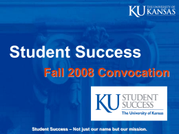 Title of Talk - University of Kansas