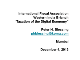 International Tax Presentation (3/2012) - IFA)