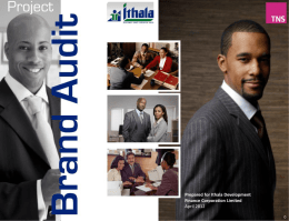 Ithala Brand Audit 2012