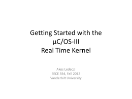 Introduction to Real Time Systems
