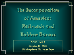 The Incorporation of America