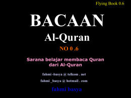 BACAAN AL-QURAN (Flying Book 0.6)