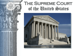 The U.S. Supreme Court - Mr. Rimmey's Classroom