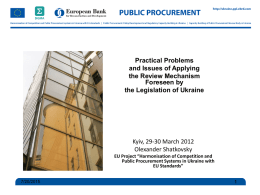 Slajd 1 - European Bank for Reconstruction and Development