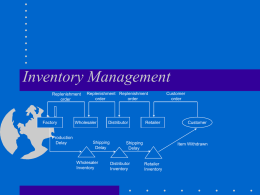 Inventory Management - Florida Gulf Coast University
