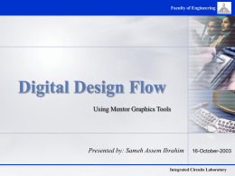 Digital Design Flow