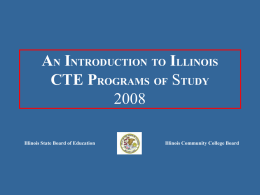 Illinois Programs of Study 2008