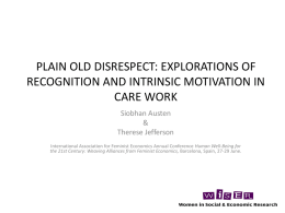 Plain Old Disrespect: Explorations of Recognition and