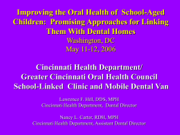 Improving the Oral Health of School