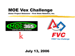 Vex Challenge - Delaware