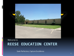 Reese education center
