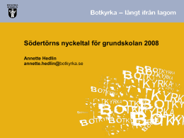 The Profile of Botkyrka