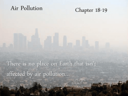 Air Pollution - Lake Stevens High School