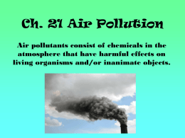 Ch 21 Air Pollution 2008-9