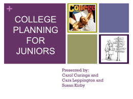 College Planning for Juniors