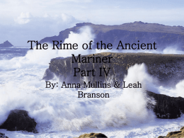 The Rime of the Ancient Mariner Part IV