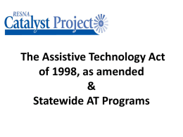 Assistive Technology Programs