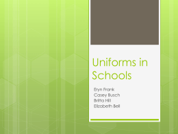 Uniforms in Schools