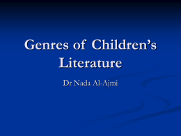 Genres of Children’s Literature