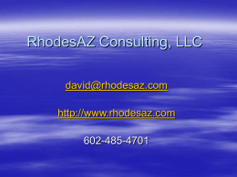 Rhodesaz Consulting, LLC