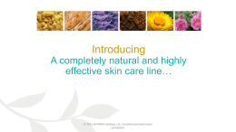 Verage Skin Care Collection PowerPoint