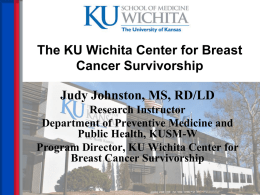 Community-Based Patient Navigation & The KU Wichita Center