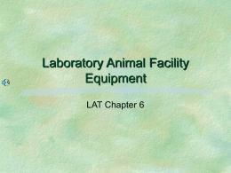 Facility Equipment - AZ Branch AALAS Homepage