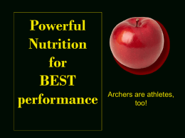 Powerful Nutrition for Great Health