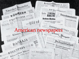American newspapers