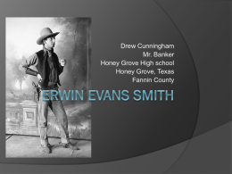 Erwin Evans Smith - Texas Governor's Mansion