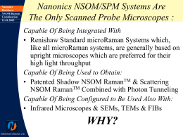 Standard SPM Technology is not Optically Friendly