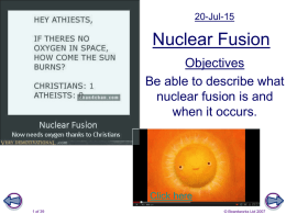 12. Nuclear Energy - science