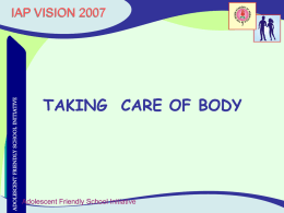 Taking Care of Body - St. Francis College Rochestown