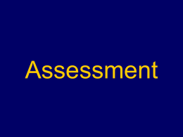 Assessment as an intervention
