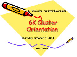 Welcome to Cluster 6L