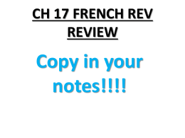 CH 11 SECTIONS 1 &2 REVIEW - Erie City School District