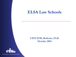 CORPORATE IDENTITY - European Law Students' Association