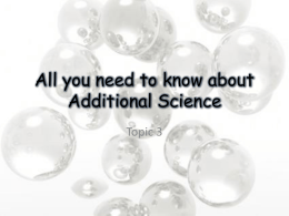 All you need to know about Additional Science