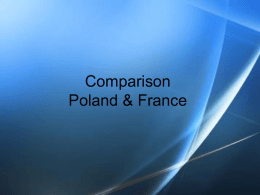 Comparison Poland & France