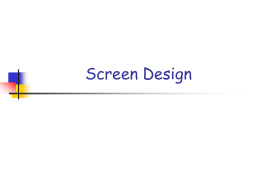 Screen Design - EdTech Boise State