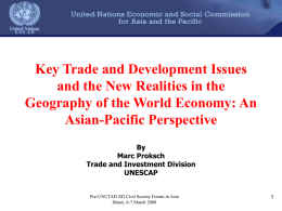 TRADE AND DEVELOPMENT: CONCEPTS, ISSUES AND …