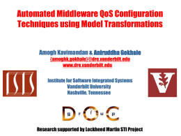 Model-Driven Component Middleware Optimizations