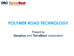 POLIMER ROAD TECHNOLOGY