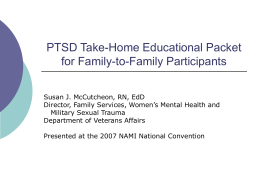 PTSD Take-Home Educational Packet for Family-to