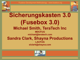 Fusebox 3.0