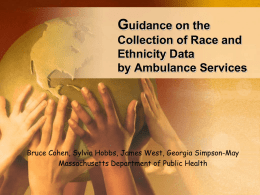 Guidance on the Collection of Race and Ethnicity by