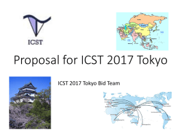 ICST2015 in Japan