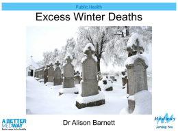 Excess Winter Deaths