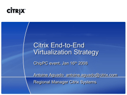 Citrix PowerPoint Master (Standard) April 2007